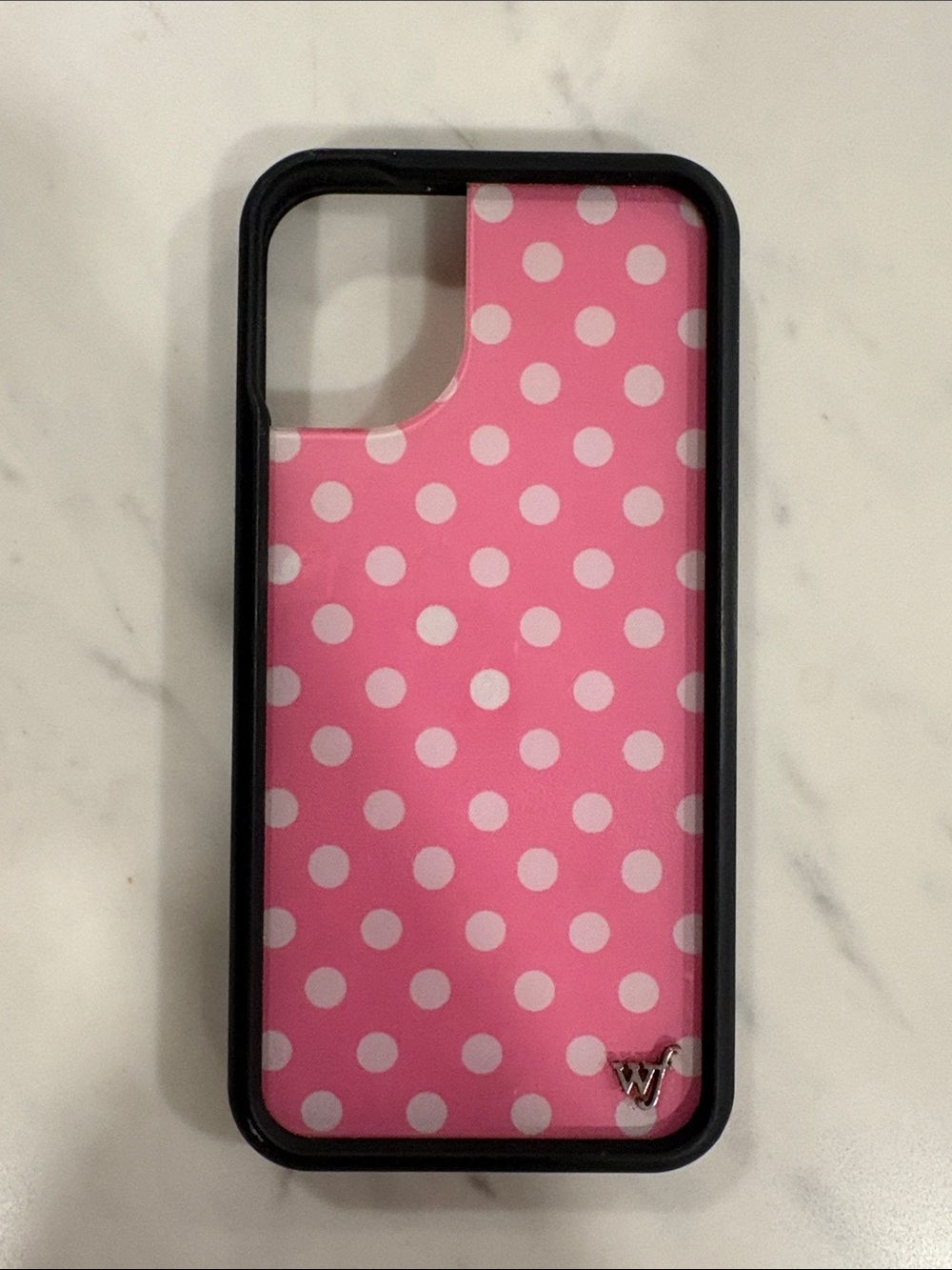 Wildflower Pink Polka Dots Protective iPhone 16 Plus Case